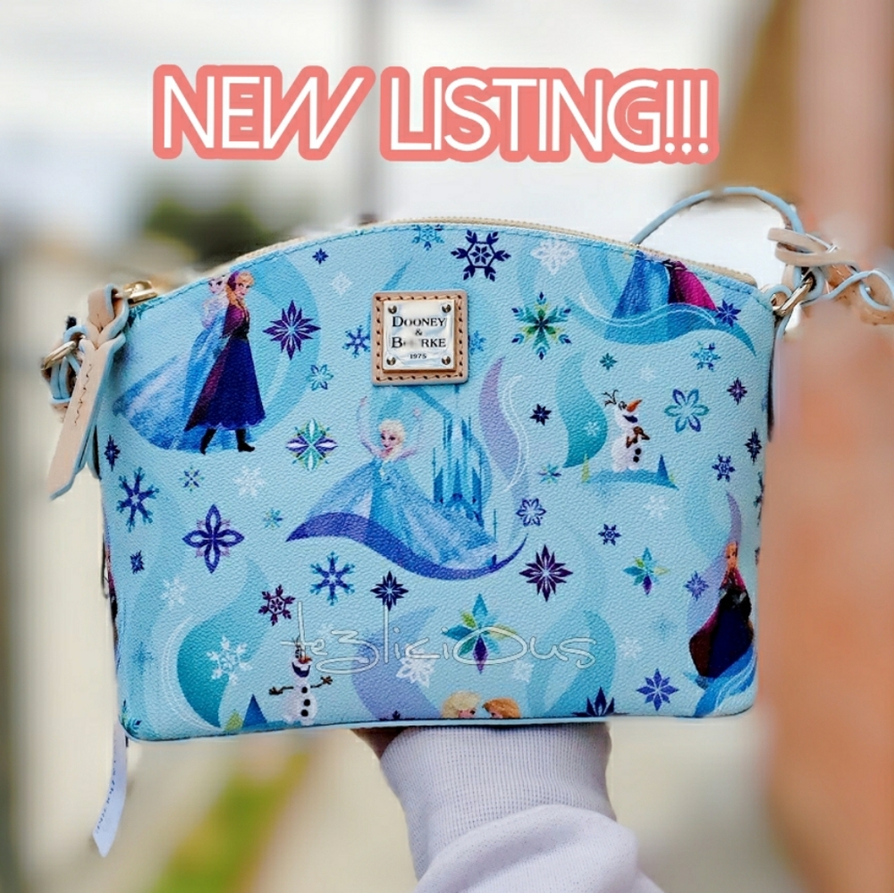 DISNEY DOONEY AND BOURKE FROZEN CROSSBODY BAG - Picture 1 of 8